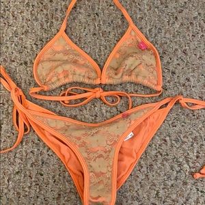 Doll swimwear scrunch bottom bikini